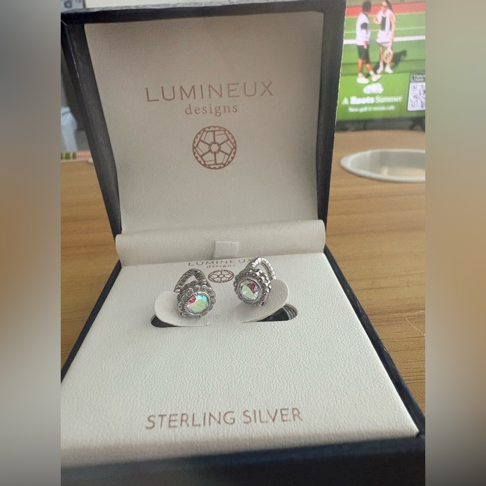 ⭐️3 for $15-Brand New Silver Sterling Huggy Earrings